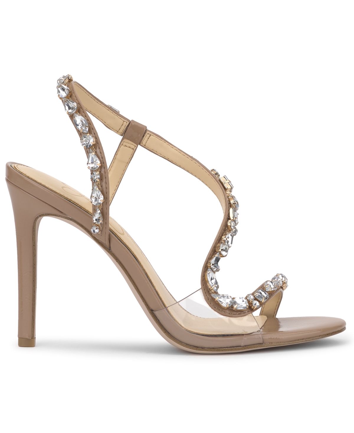 Jessica Simpson Jaycin Sandal In Chai Latte Patent