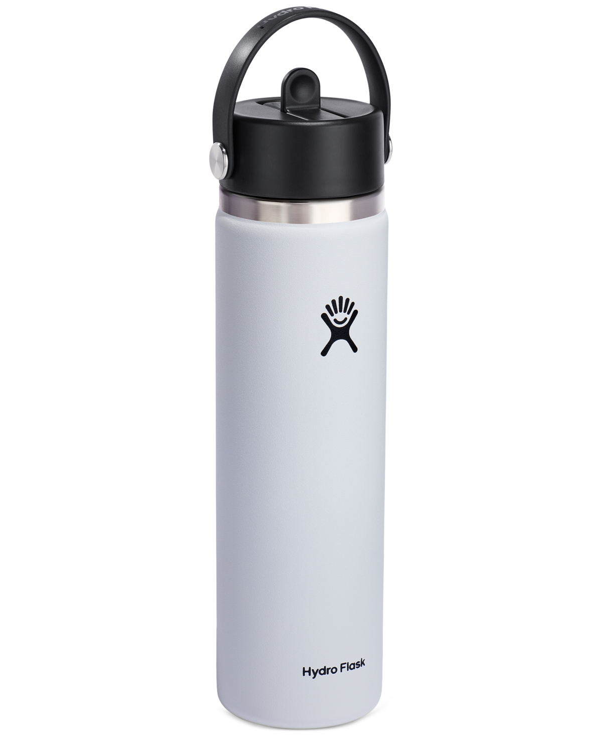 Hydro Flask 24 oz Wide Mouth With Flex Straw Cap In White