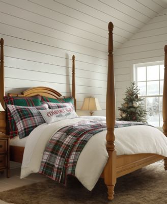 Spencer Green Plaid Reversible Quilt, Full/Queen