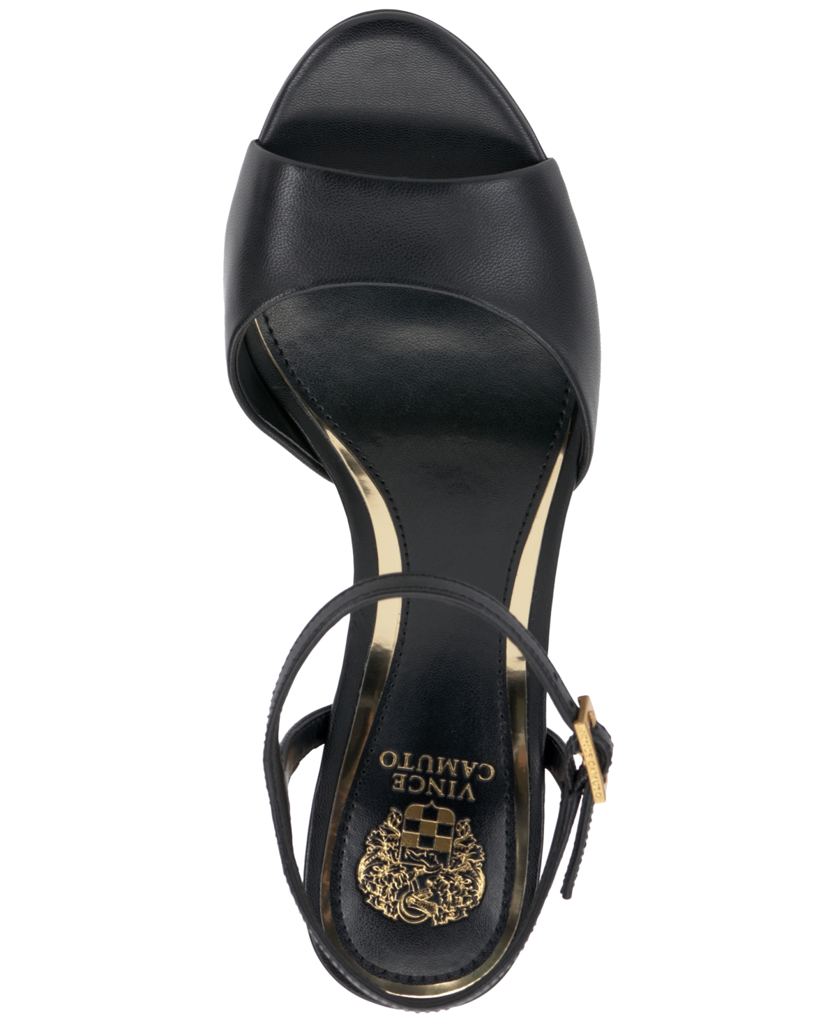 Shop Vince Camuto Women's Lilah Dress Sandals In Black Leather