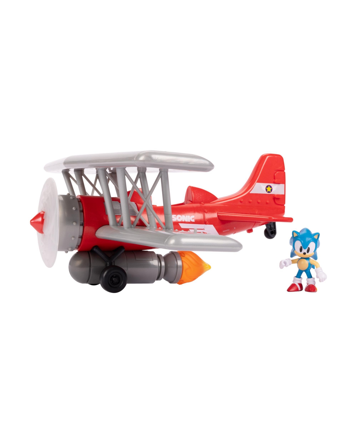 Sonic 2.5" Tornado Biplane Playset In Multicolor