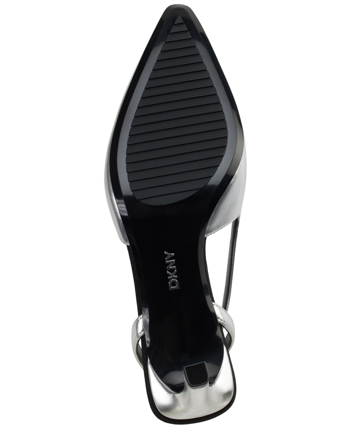 Dkny Carson Pointed Toe Slingback Pump In Silver