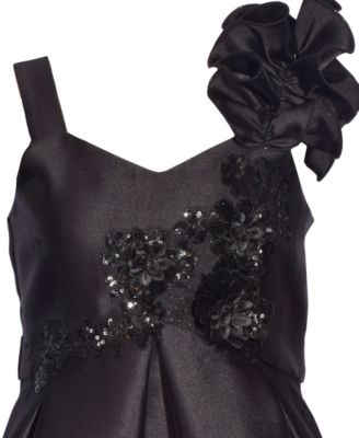 Bonnie Jean Big Girls Sleeveless Mikado Party Dress Macy's