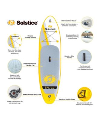 Watersports Bali 2.0 10.5 Foot Inflatable Stand-Up Paddle Board Kit