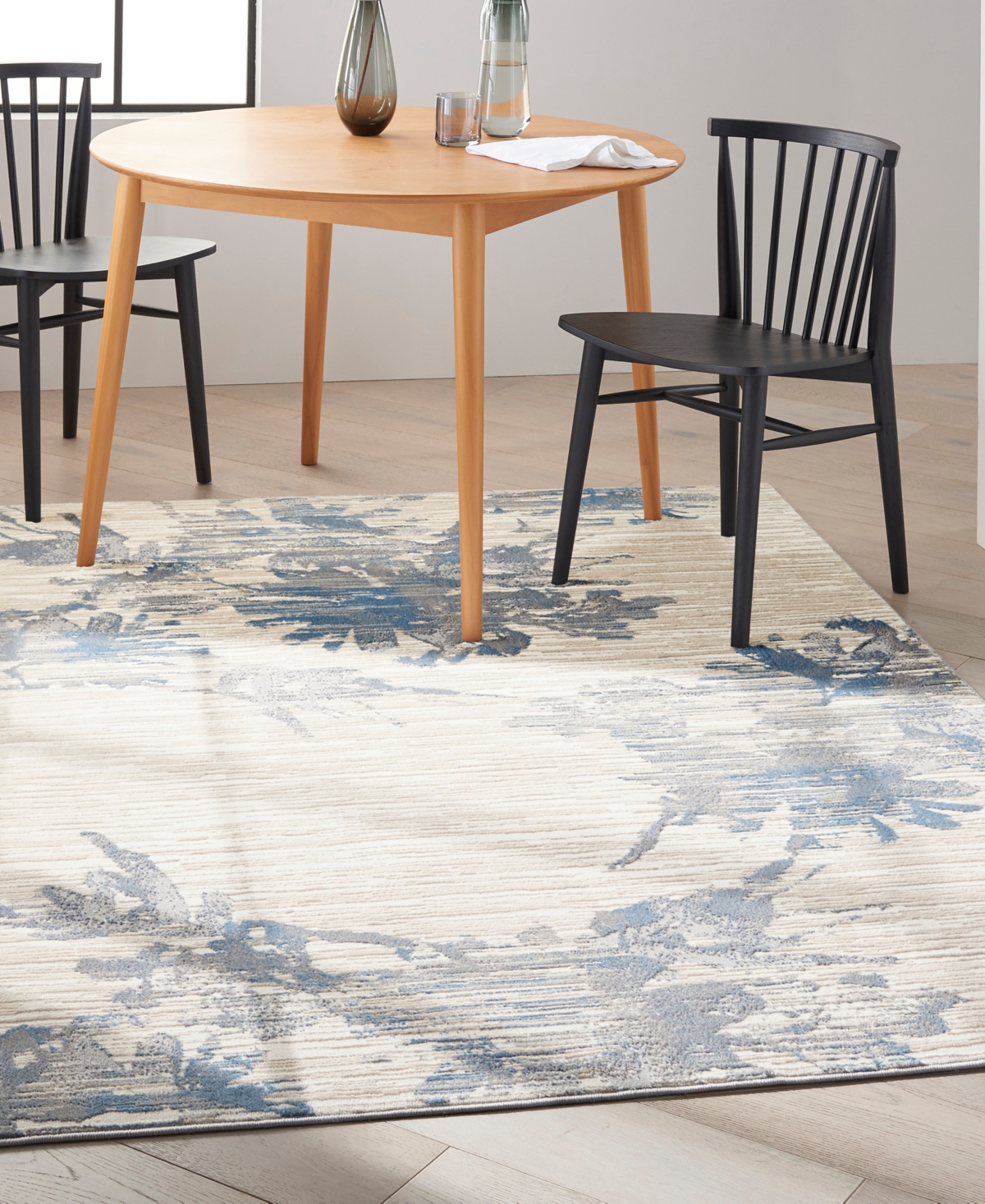 Calvin Klein Ck005 Enchanting Ech01 5'3"x7'3" Area Rug In Multi