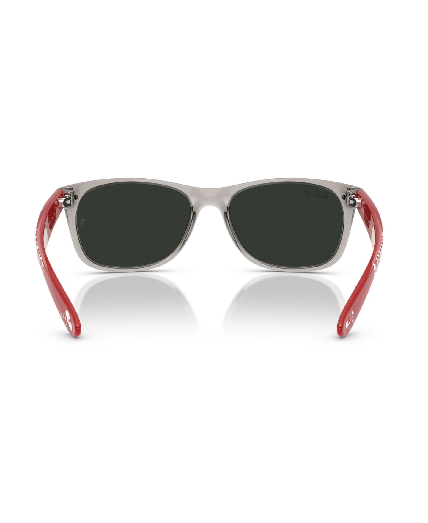 Солнцезащитные очки Ray-Ban Unisex Polarized Disney Sunglasses, New Wayfarer RB2132, цвет: Прозрачный серый — фото 4