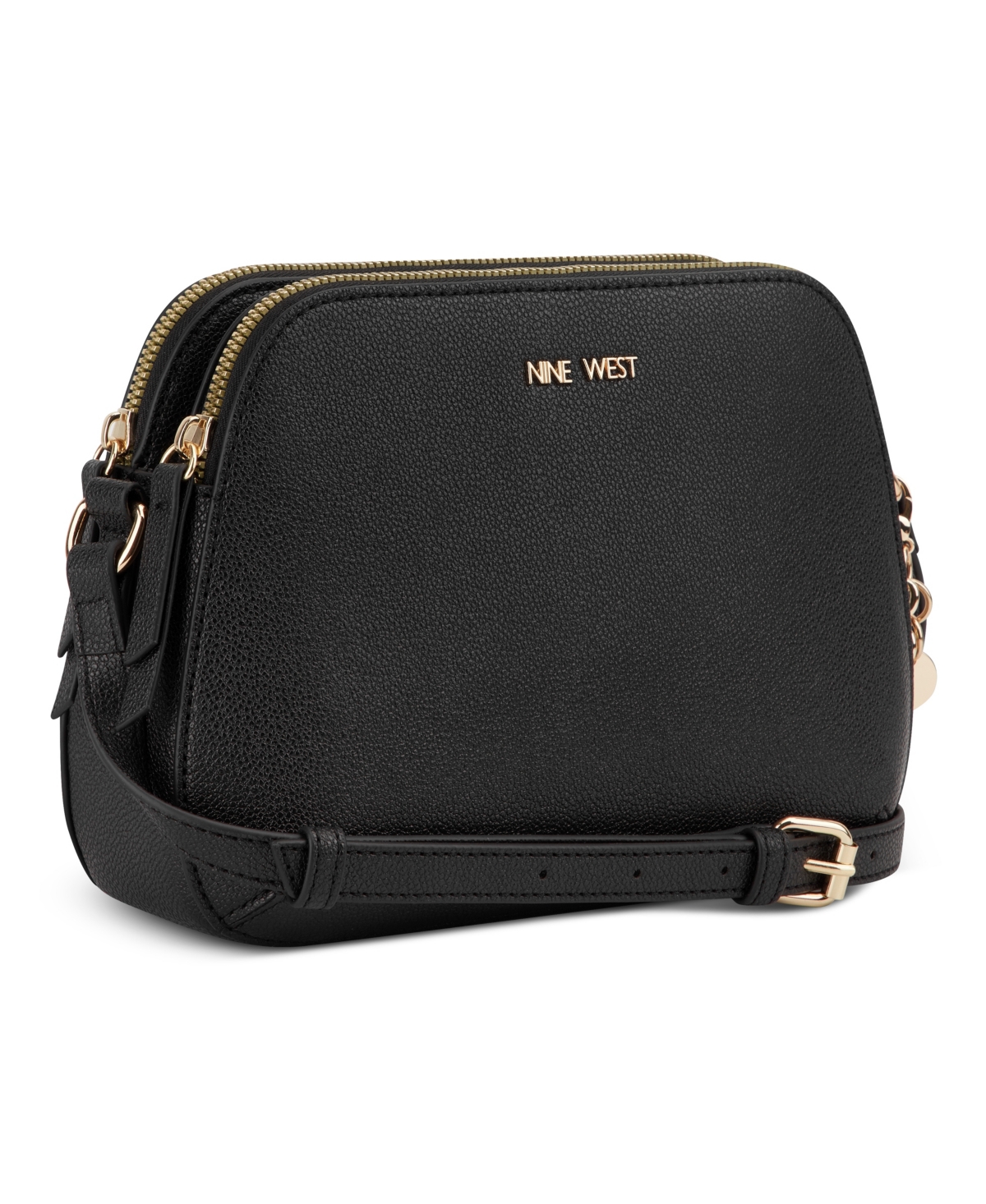 Nine West Cibrina Dome Crossbody Bag In Black