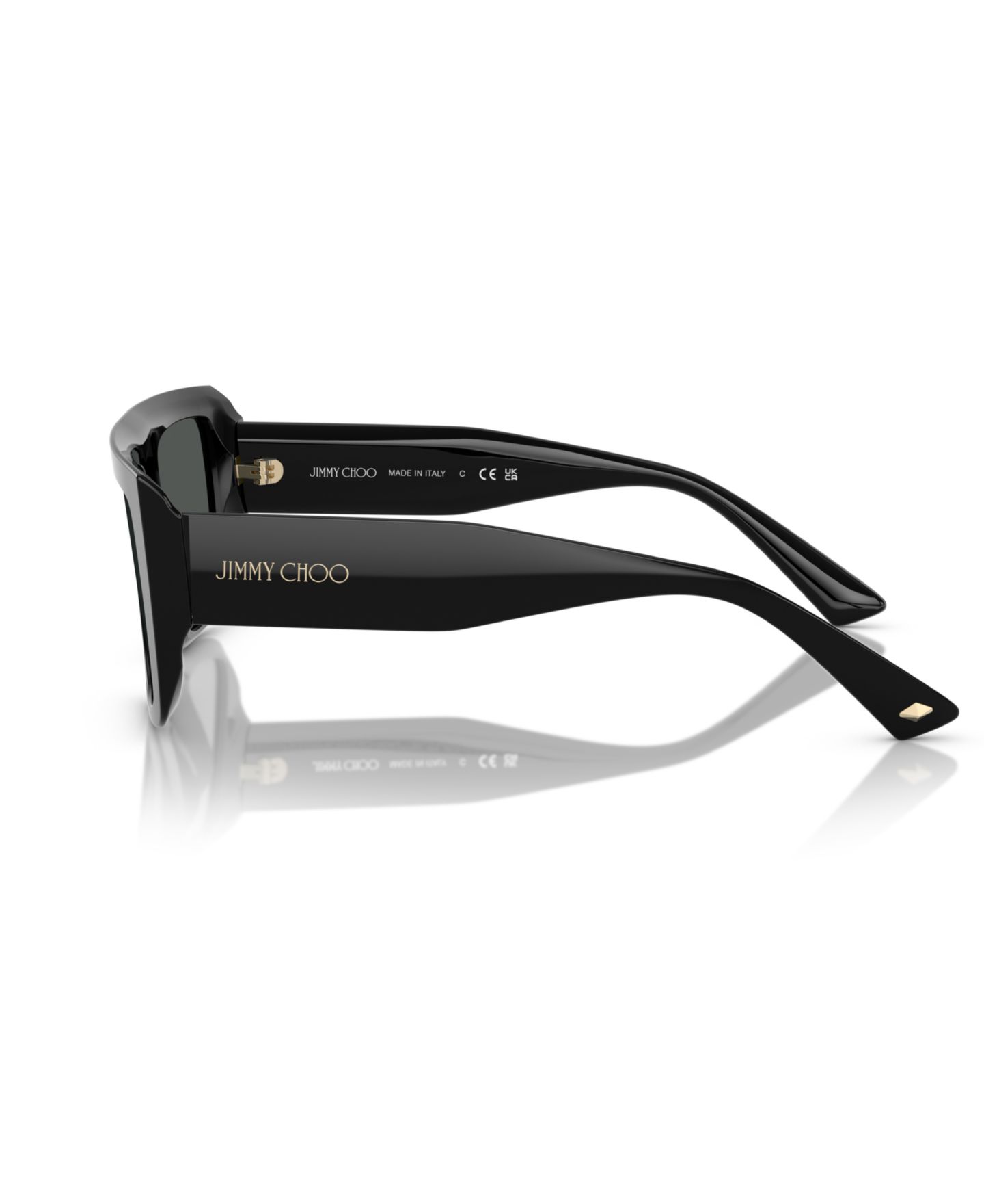 Женские солнцезащитные очки Jimmy Choo Sunglasses JC5026U, цвет: Чёрный — фото 6