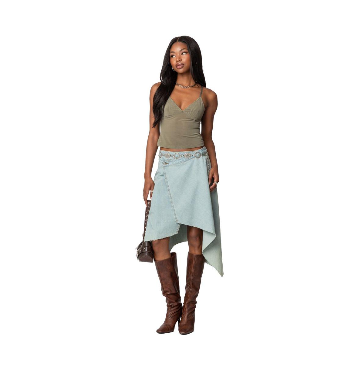 Edikted Women's Blake Mesh Tank Top
