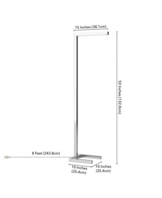 52" Metal Malin Tall Integrated LED Floor Lamp