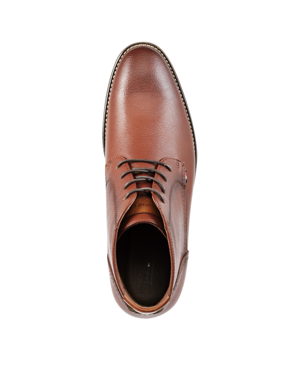Tommy Hilfiger Bage Chukka Boot In Cognac Tumble