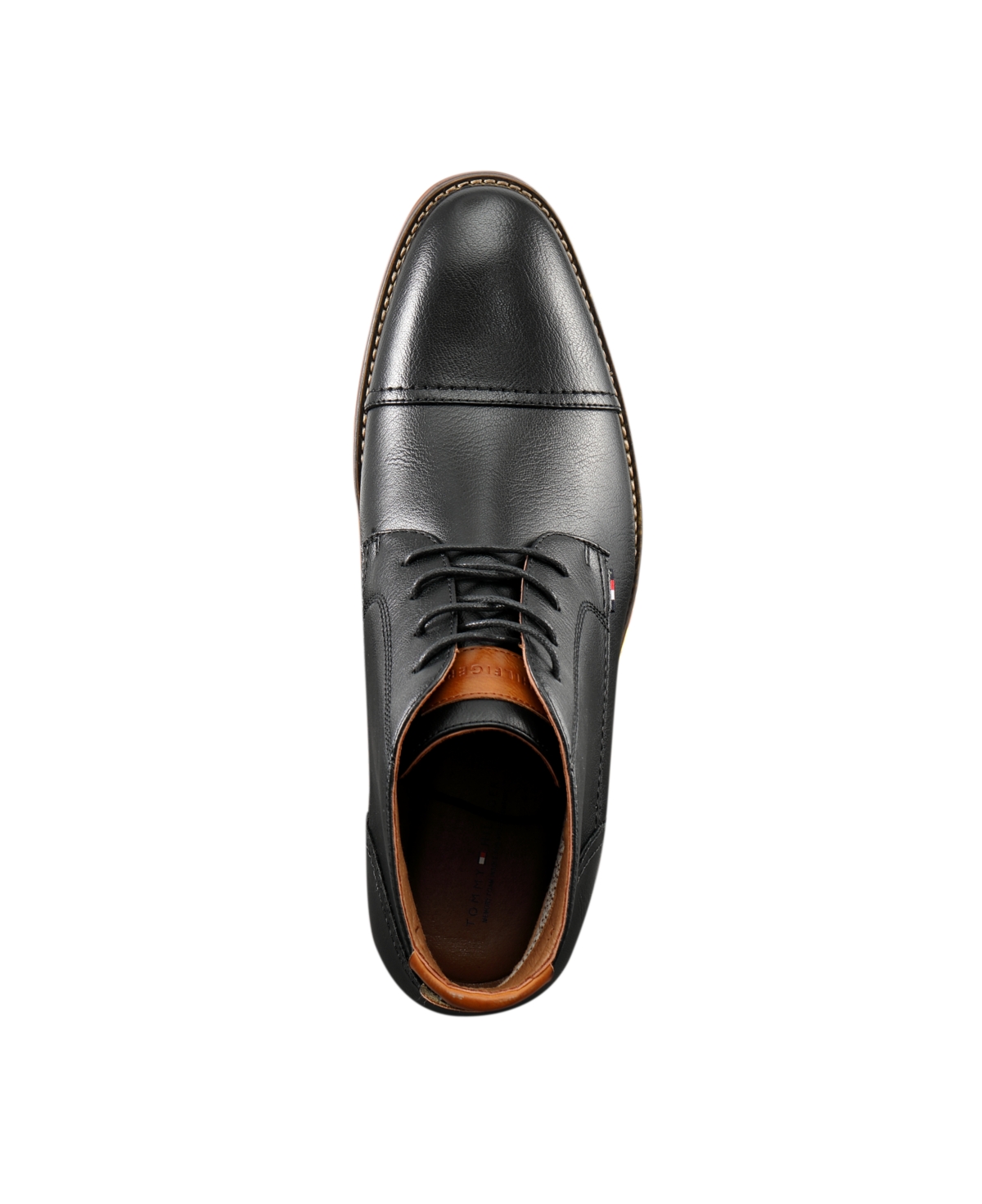 Tommy Hilfiger Men's Blaze Cap Toe Lace Up Boots In Black
