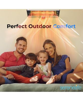 Wall Mounting Patio Heater, 1500W with Remote Control