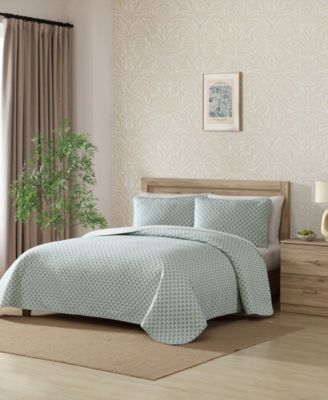 Coastal Batik Reversible 2-Pc. Quilt Set, Twin