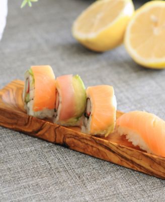 Olive Wood Cheese Olive Plate