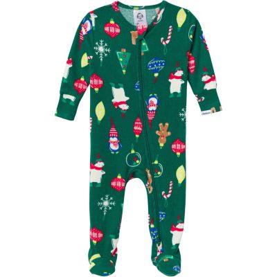 Toddler Boys Holiday Family Pajamas Neutral One Piece Pajamas