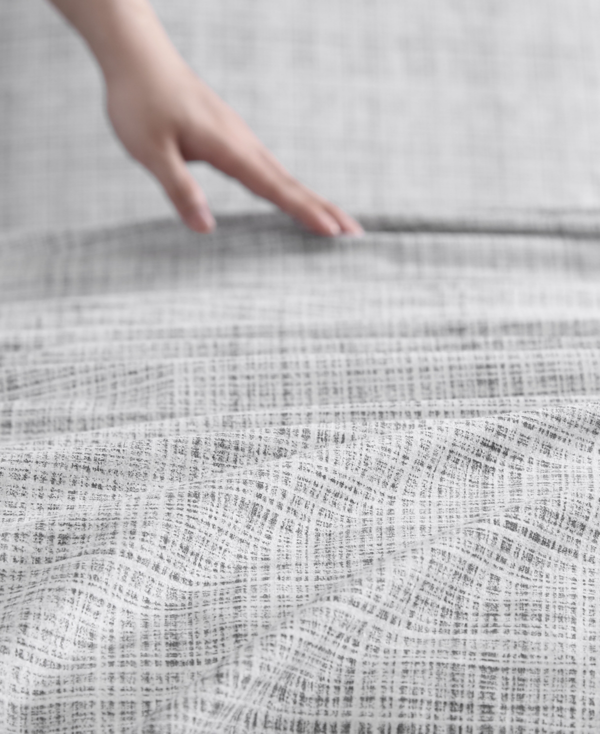 Tommy Bahama Cotton Percale 4 Piece Sheet Set, Queen In Grey Linen