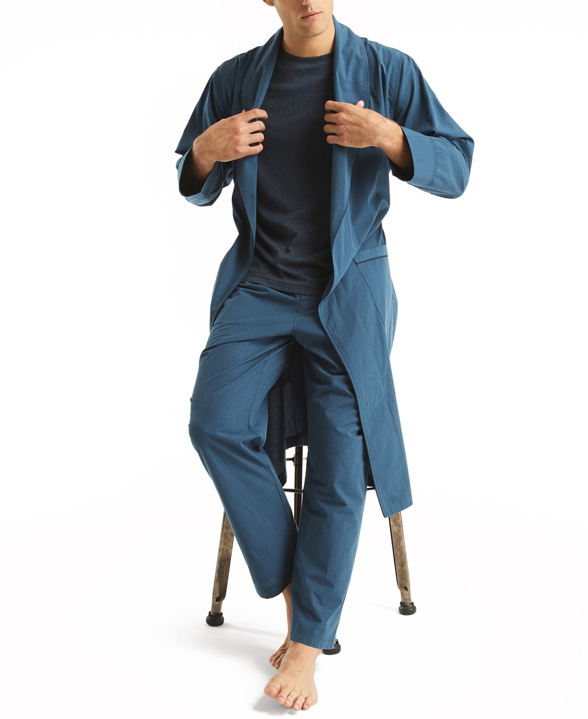 Men's Crafted Robe - Ensign Blue