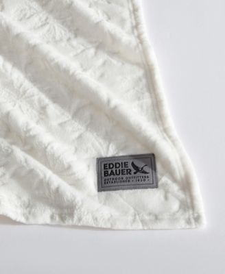 Carved Ultra Soft Plush Throw, 70" X 50"