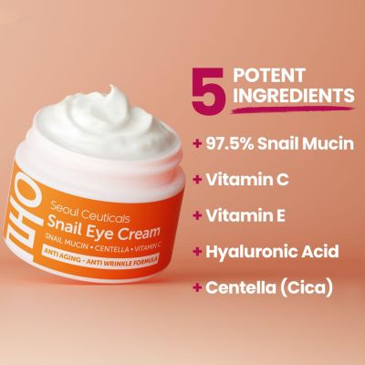 Korean Skin Care Snail Mucin Eye Cream K Beauty Skincare