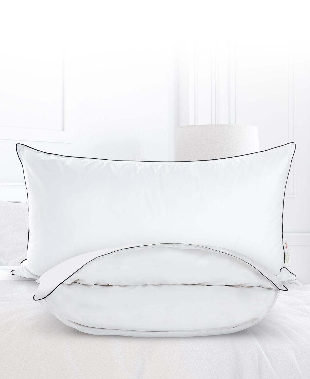 Cheer Collection Adjustable Layer Soft 2-pack Pillows, Standard/queen In White