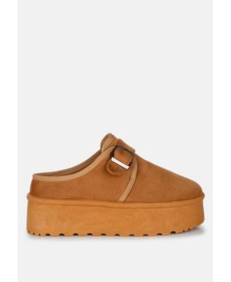 Ryeson Buckle Strap Platform Classic Slip-On
