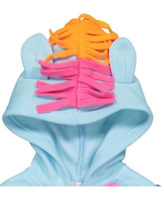 Girls My Pony Rainbow Dash Baby Zip Up Coverall Newborn to