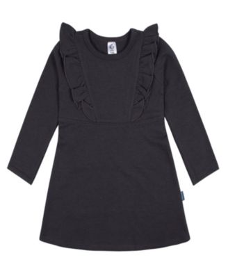 Gerber Toddler Girls Long Sleeve Ruffle Dress - Black 23$