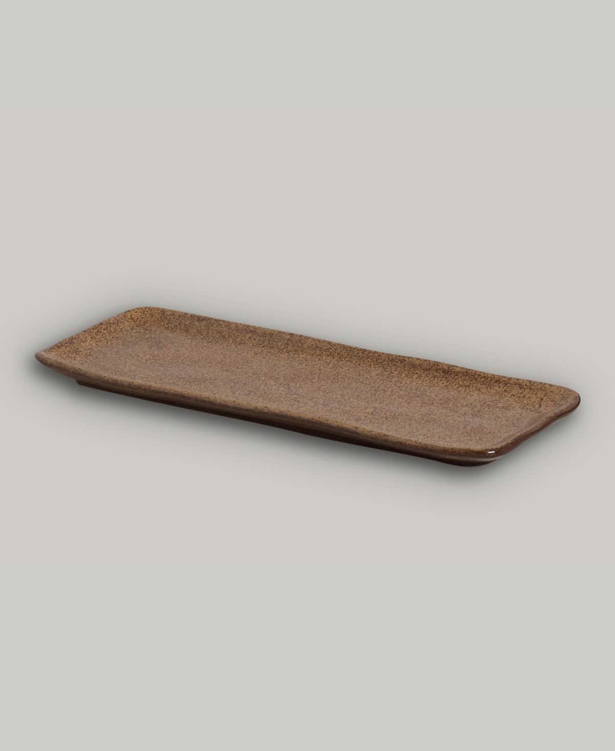 Porto Brasil 12.99" Stoneware Medium Rectangular Platters, Set Of 4 In Dijon