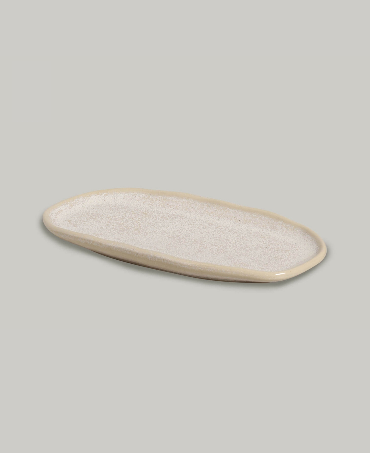 Porto Brasil Medium Shallow 9" Oval Platters, Set Of 4 In Latte