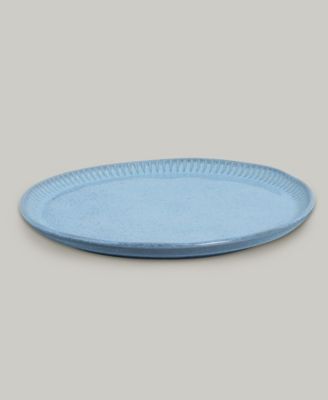 Stoneware Linhas Dinner Plates, Set of 6