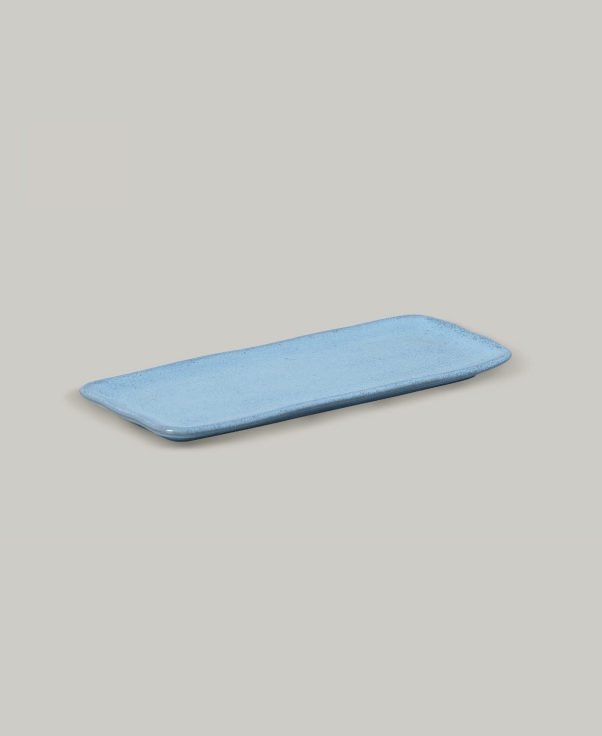 Porto Brasil 8.6" Stoneware Rectangular Platters, Set Of 4 In Breeze