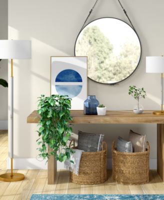 Hudson & Canal 61.5" Metal Simone 2-Light Floor Lamp