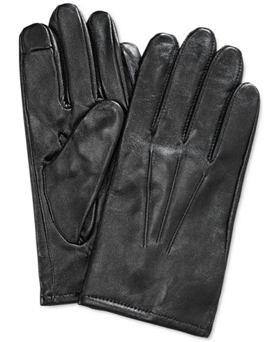 Club Room Gloves, Leather Touchscreen