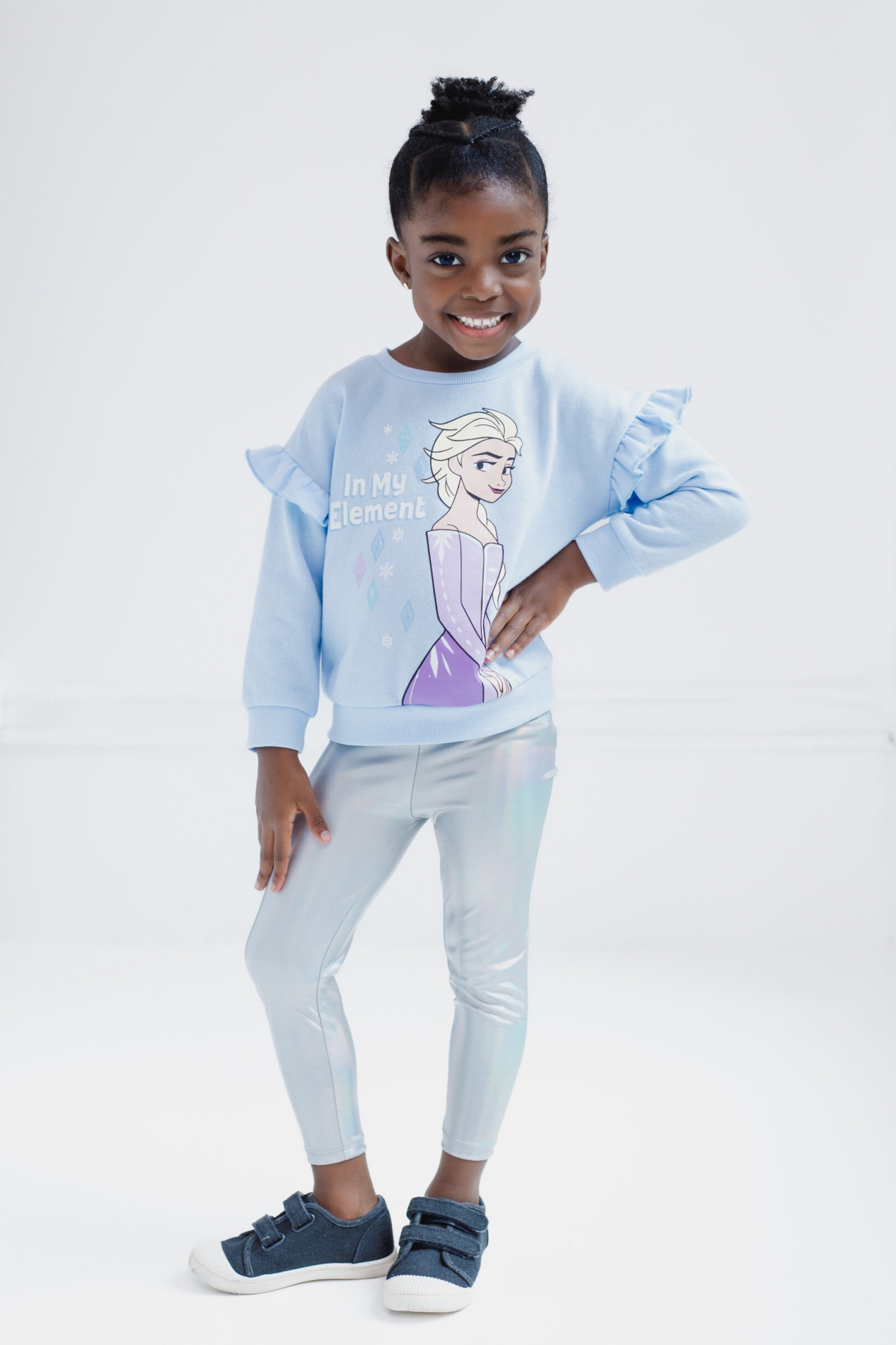 Frozen Toddler Girls Disney Minnie Mouse Princess Fleece Sweatshirt and Leggings Outfit Set