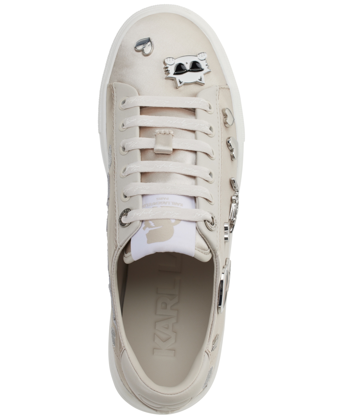 Karl Lagerfeld Paris Women's Cate Pins Lace-Up Sneakers