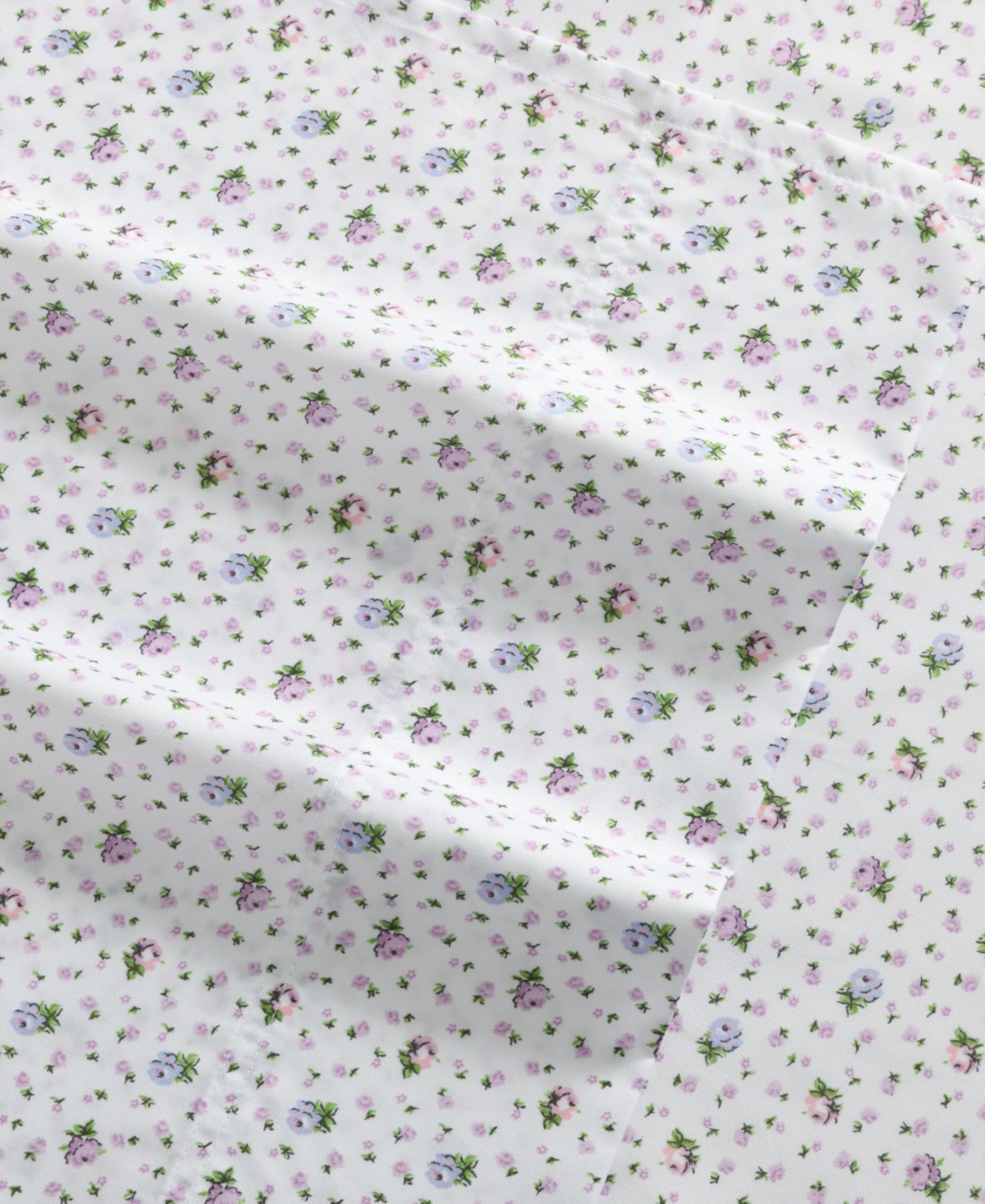 Betsey Johnson Printed Microfiber 3 Piece Sheet Set, Twin In Floral Ditsy