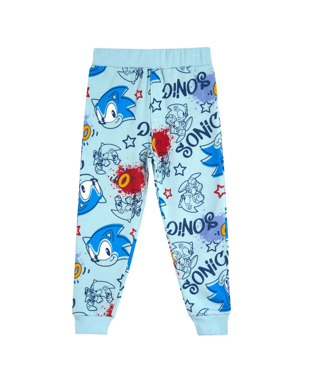Sega Little Boys Sonic the Hedgehog Fleece Pullover Hoodie and Pants Outfit Set