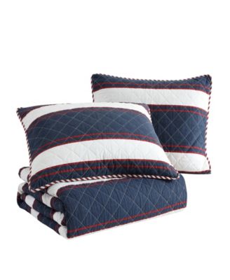 Wesley Reversible 3 Piece Quilt Set, Full/Queen