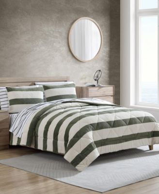 CLOSEOUT! Lawndale Twill Plush 3-Pc. Comforter Set, King