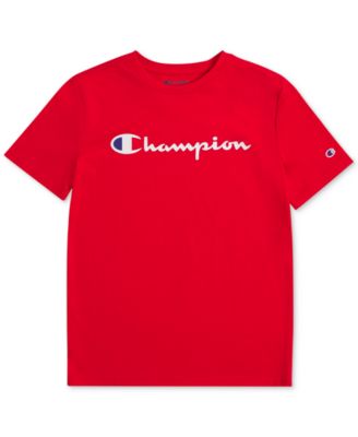 Champion - Big Boys Signature Logo T-Shirt
