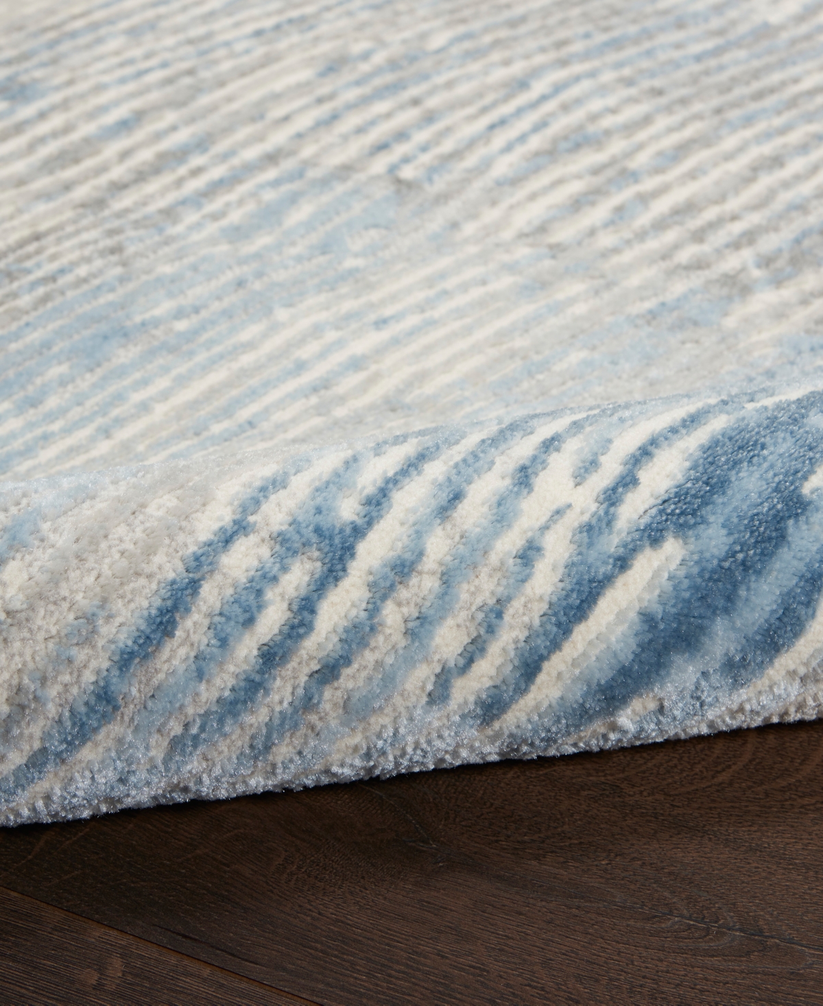 Nourison Home Solace Sla01 2'3"x7'3" Runner Area Rug In Ivory,gray