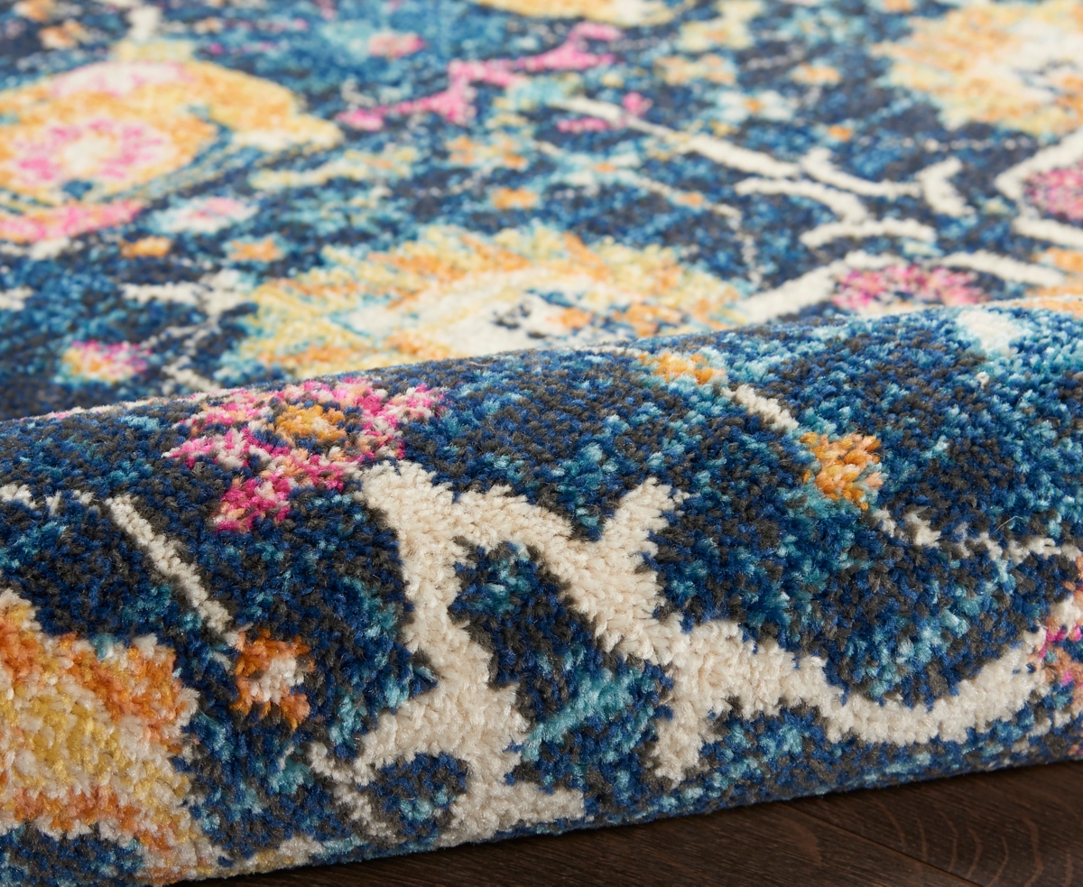 Nourison Home Passion Psn01 2'2"x10' Runner Area Rug In Navy