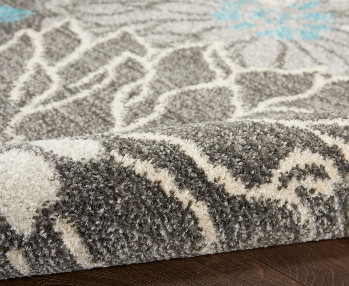 Nourison Home Passion Psn17 2'2"x10' Runner Area Rug In Charcoal