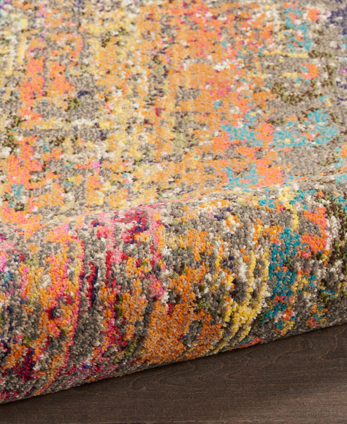Nourison Home Celestial Ces14 2'2"x7'6" Runner Area Rug In Multi