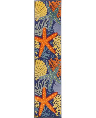 Aloha ALH24 2'3"x8' Runner Area Rug
