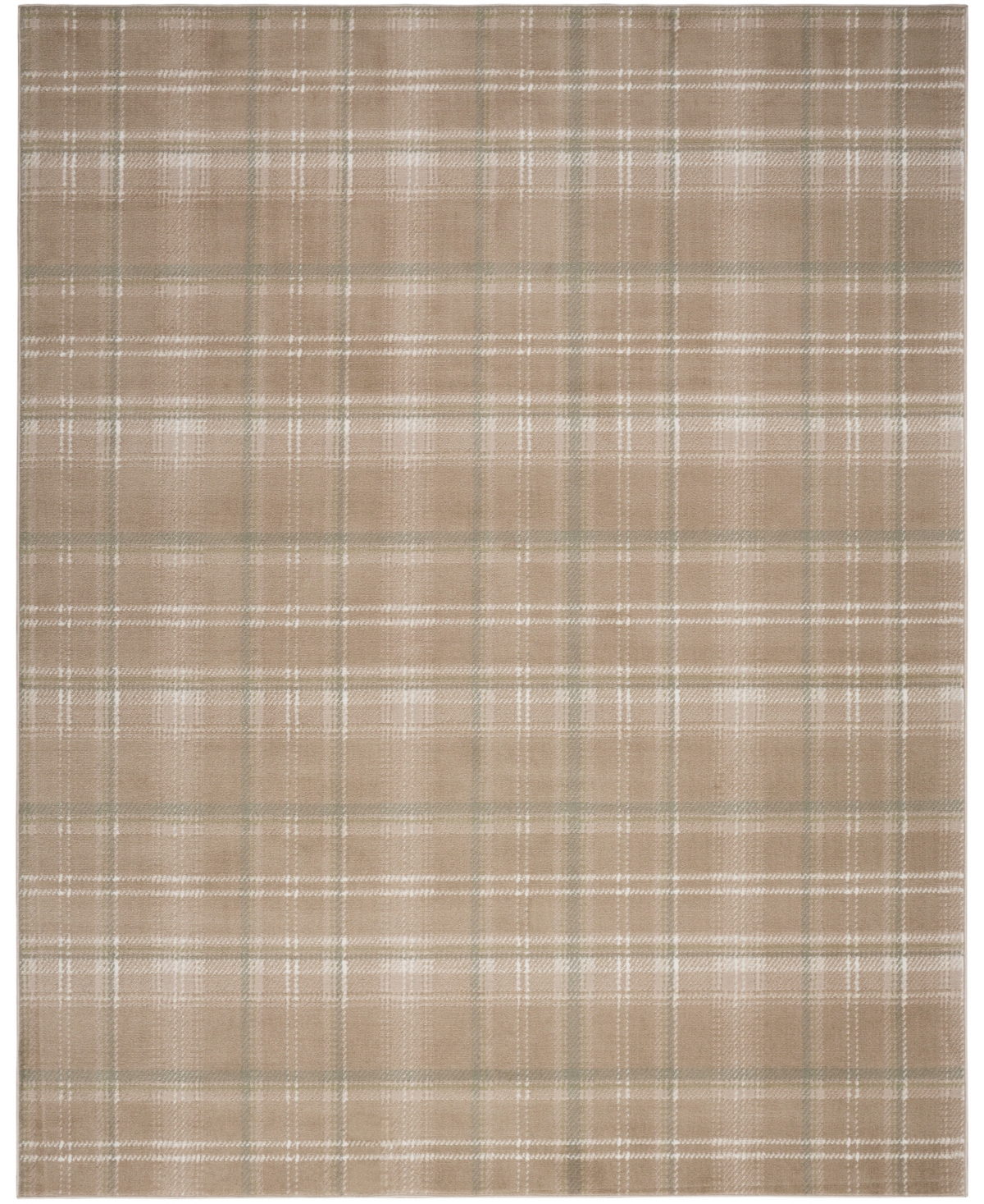 Nourison Home Grafix Grf03 7'10"x9'10" Area Rug In Taupe