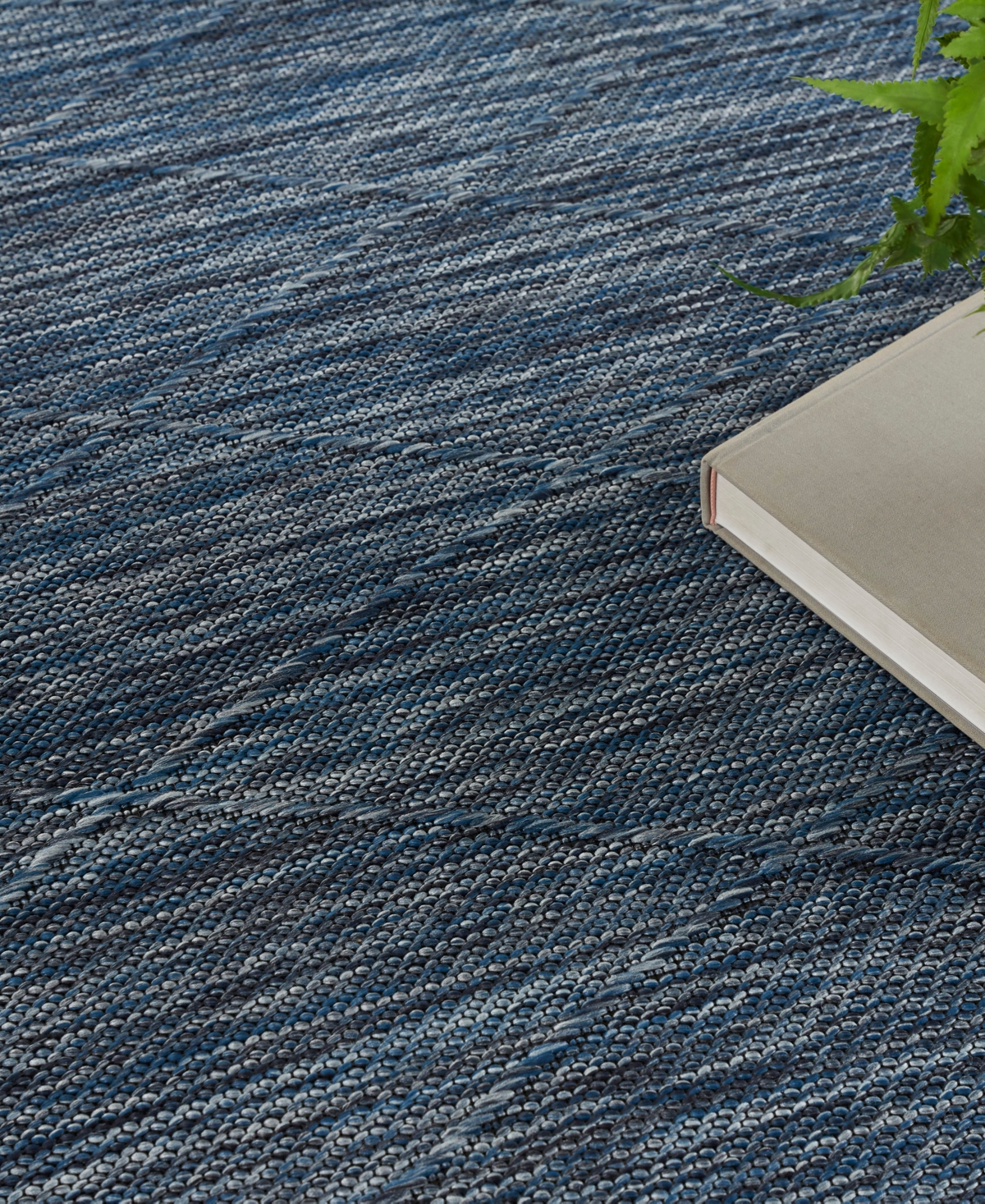 Nourison Home Washable Solutions Wsl01 6'x9' Area Rug In Navy,blue