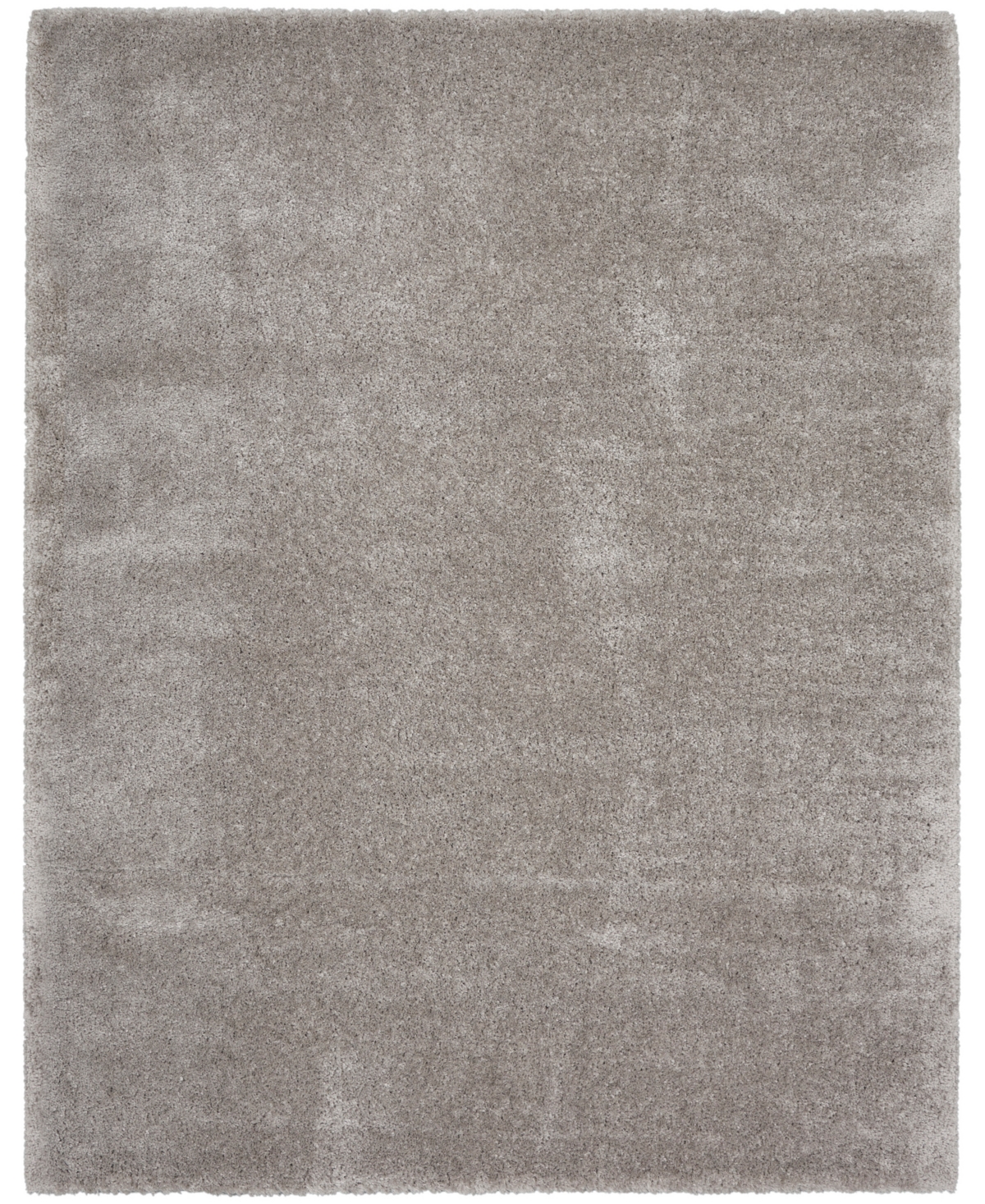 Nourison Home Dreamy Shag Drs05 7'10"x9'10" Area Rug In Silver