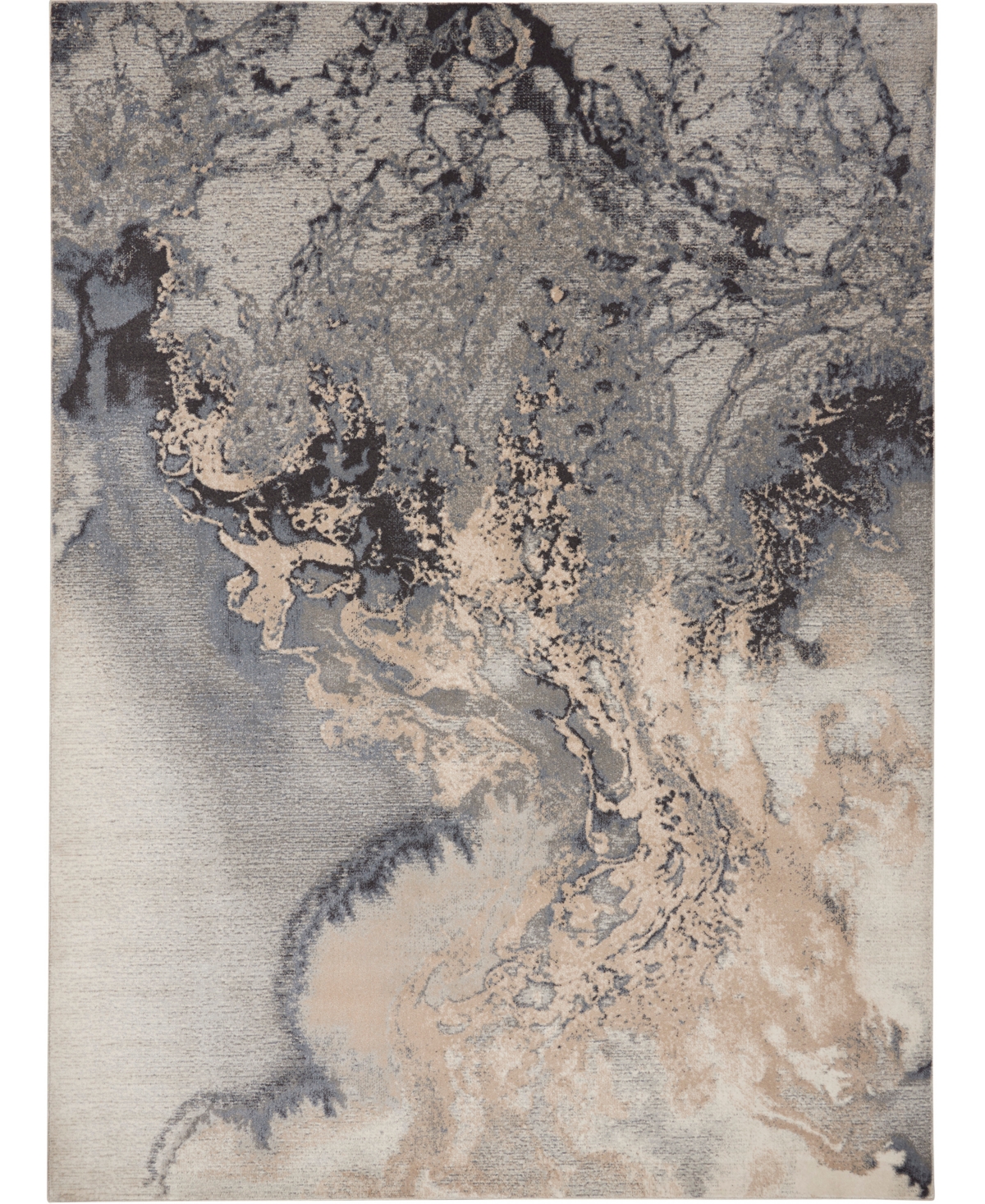 Nourison Home Maxell Mae08 7'x10' Area Rug In Gray